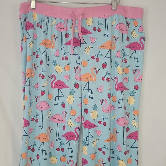 Munki Munki- 2 piece pajama pants- Flamingos and Baby Yoda- size XL - Picture 3 of 13